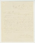 1864-03-02  Lieutenant Colonel Farnham recommends Sergeant Charles W. Ross for promotion