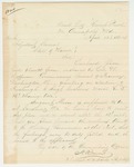 1864-04-12 Lieutenant N. Redmond forwards extension of furlough to Sergeant Gustavus Moore, Company B by N. Redmond