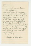 1864-04-27  Joshua E. Thompson requests that his son Joshua be transported to a Maine hospital