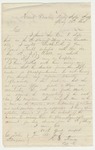 1864-05-25 Colonel Thomas writes Colonel Tilden stating that Captain C.A. Locke is not a deserter by H. Thomas