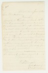 1864-06-05  R.F. Lowell requests a transfer for Joseph A. Ricker from Fairfax Seminary Hospital to Augusta
