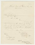 1864-06-09 Colonel Tilden recommends S. Clifford Belcher for promotion by Charles W. Tilden
