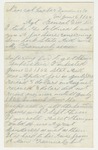 1864-06-06 David Dudley requests state aid for his family by David Dudley