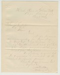 1864-08-06 Colonel Tilden recommends promotion of Quartermaster George Brown to 1st Lieutenant by Charles W. Tilden