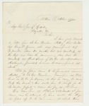 1864-10-17  Colonel Tilden recommends George W. Brown for promotion