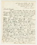 1864-11-09 C. Alexander writes Mr. Farwell concerning elections in the regiment by C. Alexander