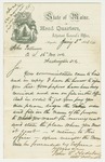 1865-01-03 John Hodsdon writes John Patterson of Company I regarding payment due him by John L. Hodsdon
