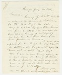 1865-01-10  C.P. Brown inquires about pay for Henry J. White, taken prisoner in June 1864