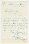 1865-02-25 Abner R. Small inquires if his commission as Major is still valid by Abner R. Small