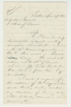 1865-04-27  George Palmer inquires about the welfare of Patrick Lang, whose sister is a servant in Palmer's home