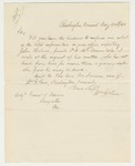 1865-05-24 William G. Shaw inquires about the welfare of John Holmes on behalf of his mother by William G. Shaw