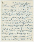 1866-02-22  Mary Engels writes regarding pension due from her late husband Louis Engels