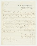 1865-07-02  Richard Percy requests his descriptive list for mustering out of service
