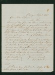 1861-09-08 D. Webster requests position as Quartermaster by D. Webster