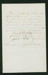1861-09-10 David Howe and other Lincolnville selectmen recommend William Coleman for commission by David Howe, Jason Hills, and Samuel Rackliff