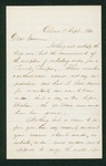 1861-09-11 Charles Hamlin urges Governor Washburn to approve raising a cavalry company by Charles Hamlin