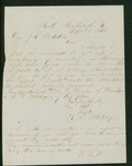 1861-09-13  William Whitney writes General Hodsdon that he will begin recruiting for the cavalry