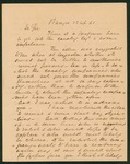 1861-09-13 O.H. Blake advises Governor Washburn that recruiting officers should not receive commissions in the cavalry by O. H. Blake