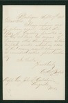 1861-09-19 C.H. Baker requests the rate of pay for cavalry by Charles H. Baker