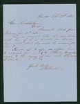 1861-09-20 Mr. Thaxter inquires if recruits can furnish their own horses by Sidney W. Thaxter