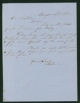 1861-09-23 Sidney Thaxter sends the recruiting return to General Hodsdon by Sidney W. Thaxter
