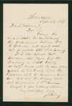 1861-09-24 Jonathan P. Cilley informs Governor Washburn that William Coleman will recruit half the company by Jonathan P. Cilley