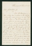 1861-09-28 I.C. Woodman recommends William Montgomery for commission by I. C. Woodman