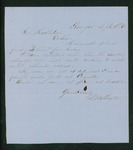 1861-09-28  Sidney Thaxter sends the daily return to General Hodsdon