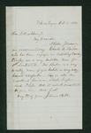1861-10-02 James Bill recommends Charles H. Baker for position as lieutenant by James Bill
