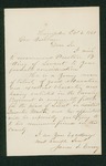 1861-10-03  James S. Emery recommends Preston B. Wing for commission