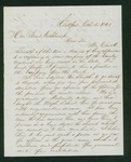 1861-10-03 Mr. Nutt recommends Charles H. Smith for position as captain