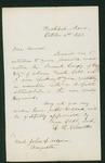 1861-10-04 L.H. Chandler recommends Samuel Lovejoy for a position as hospital steward by L. H. Chandler