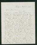 1861-10-05 J.D. Tucker recommends his brother Benjamin F. Tucker for appointment as major by J. D. Tucker