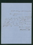 1861-10-06  D.W. Orcutt requests a commission for his son R.E. Orcutt
