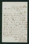 1861-10-07  John F. Nutt recommends Julius Leuzarder for a position as a private