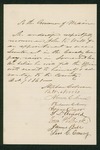 1861-10-07  Stephen Coburn and others recommend John R. Webb for appointment as lieutenant