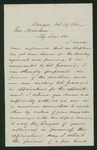 1861-10-10   W.M. William request a position as chaplain