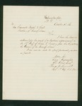 1861-10-19 Captain Sammet acknowledges his commission