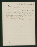 1861-10-24 George Weston writes Governor Washburn regarding enlistments by Charles Smith by George Weston