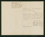 1861-11-02   D.M. Howard, David Bugbee, and William Arnold invite Governor Washburn to event for John Goddard