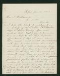 1862-01-14  J.D. Tucker recommends his brother Adjutant B.F. Tucker for Captain