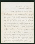 1862-01-30  Colonel Goddard writes Governor Washburn regarding trouble with Lieutenant Colonel Hight
