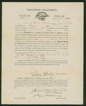 1862-02-19  Enlistment papers of Fernando F. Mason of Hartford, Maine