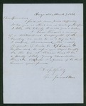 1862-03-07  James Hall recommends Orderly Sergeant Ephraim H. Taylor for promotion to Lieutenant