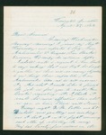 1862-04-27  S.H. Allen writes Governor Washburn about his return to the regiment