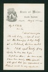 1862-05-09  Copy of letter from Governor Washburn to Major Stowell removing him from command