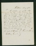 1862-05-15   George Weston writes Adjutant General Hodsdon regarding his pay
