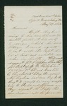 1862-05-17   Samuel Allen informs Governor Washburn of the resignation of Captain Mayhew due to ill health