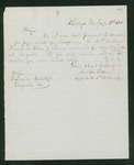 1862-07-05  Captain George Brown inquires if he can draw pay in Augusta