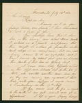 1862-07-13  Julius M. Leuzarder requests a promotion